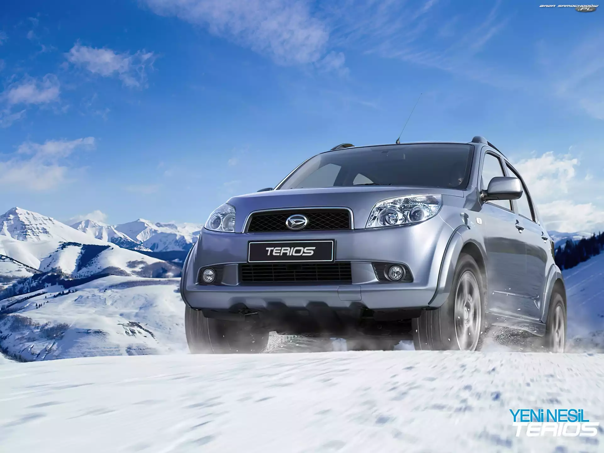 Zima, 4x4, Daihatsu Terios, Śnieg
