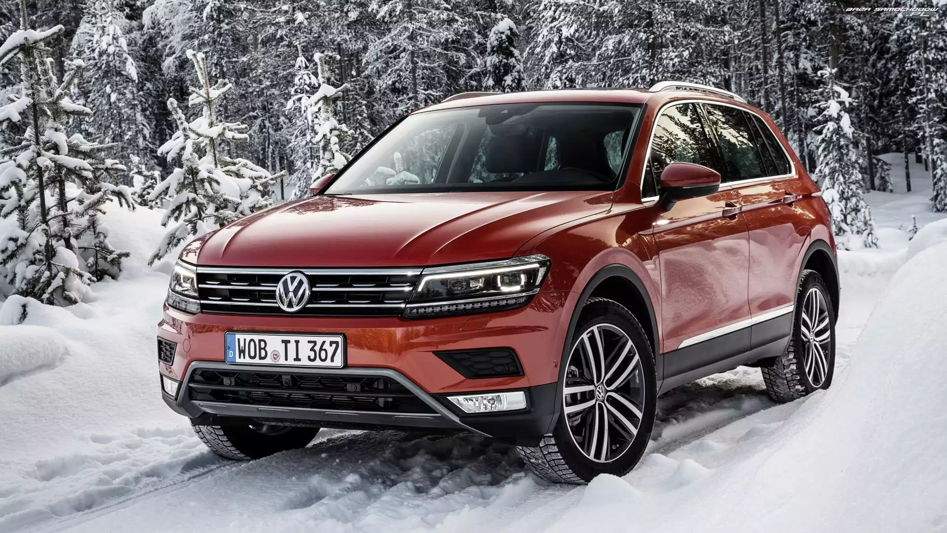 Zima, Volkswagen Tiguan, 2017
