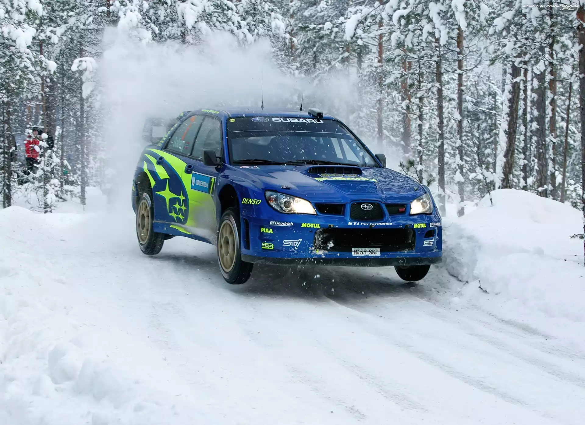 Zimowy, Subaru Impreza, Rajd