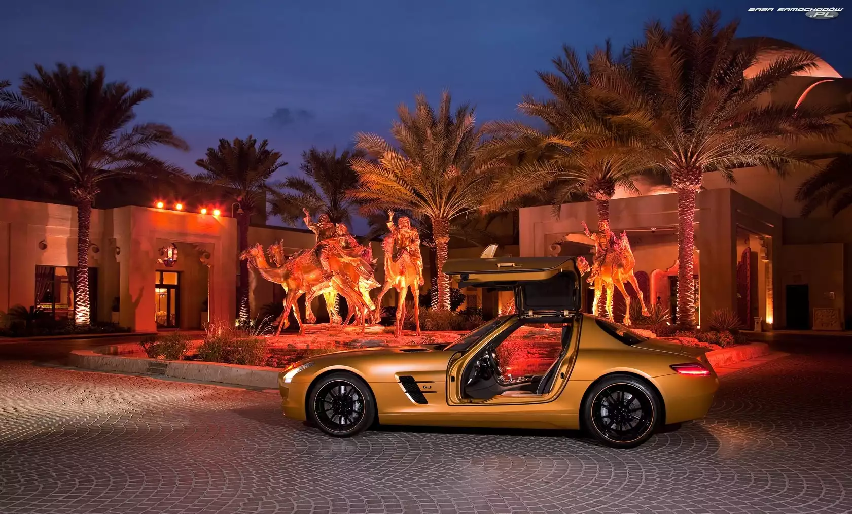 Złoty, Mercedes SLS AMG