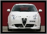 Alfa Romeo MiTo, Logo, Biała, Lusterka