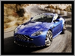 Droga, Aston Martin V8 Vantage S, Kręta, Niebieski