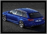 Niebieskie, Audi A6, Kombi, RS
