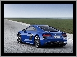 Audi, Tył, Niebieskie, R8