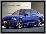 Niebieskie, Audi S8, 2021, Bok