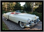 Biały, Cadillac Eldorado, Samochód Zabytkowy, Kabriolet