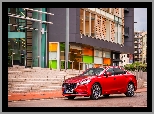 Budynek, Czerwona, Mazda 6