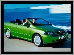 cabrio, Zielony, Opel Bertone