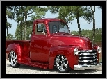 Chevy, 1949, Czerwony, Pick-Up