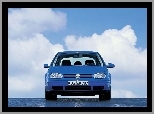 chmury, Volkswagen Golf 4, Niebo