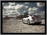 Chmury, Srebrny, Nissan 370Z