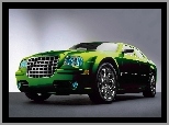 Zielony, Chrysler 300C, Grafika, Projekt