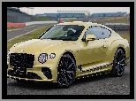 Coupe, Żółty, Bentley Continental GT Speed