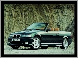 BMW 3, E36, Cabriolet, Zielony