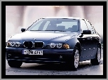 E39, niebieskie, BMW 5