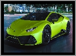 Lamborghini Huracan Evo Fluo Capsule, Zielony