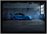 Garaż, Niebieskie, Volvo V60