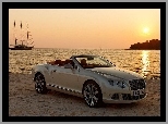 Kabriolet, Bentley Continental GTC, Srebrny