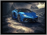 Niebieskie, Lamborghini Avenador LP 780-4 Ultimae