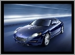 Mazda RX8, niebieska