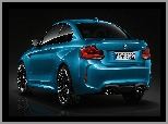 2016, Niebieskie, BMW M2 Coupe Long Beach Blue Metallic