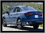 Niebieski, Volkswagen Jetta