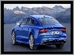 RS7, Niebieskie, Audi