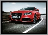 Przód, Czerwone, Audi RS5