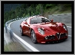 Testowa, Alfa Romeo 8C, Jazda