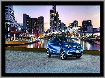 Wieżowce, Niebieski, Renault Captur