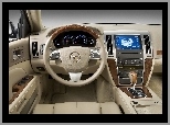 Wnętrze, Cadillac STS, Beżowe